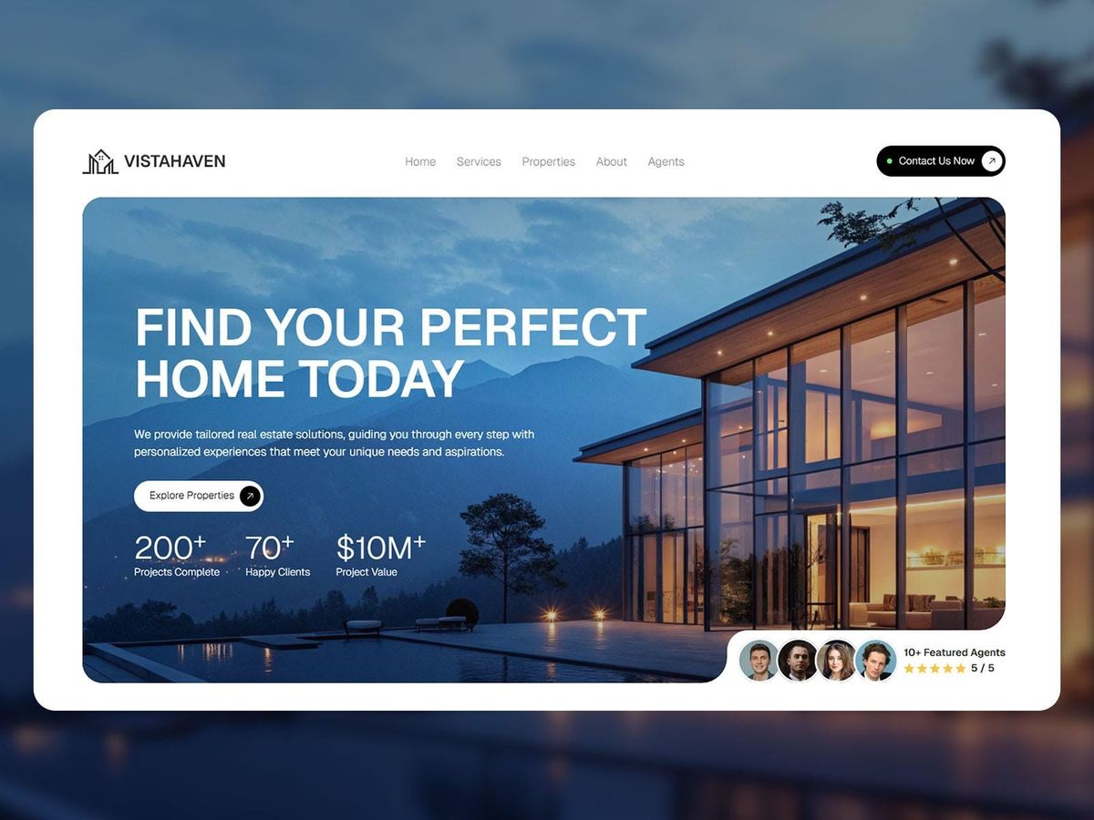 Real Estate Website Design Dubai